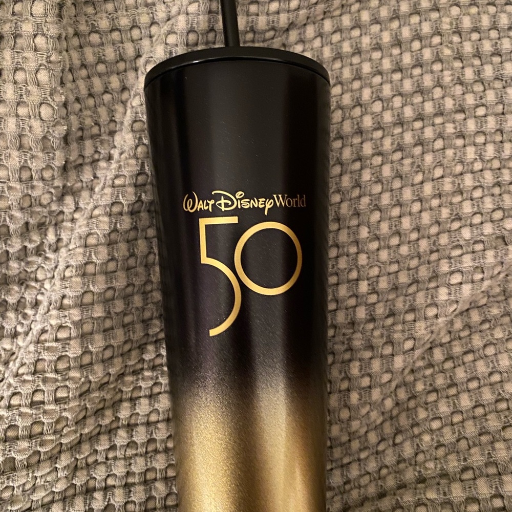 DISNEY WORLD 50TH ANNIVERSARY STARBUCKS TUMBLER-BRAND NEW